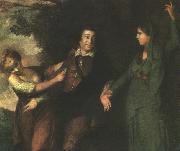 Sir Joshua Reynolds Garrick Between Tragedy and Comedy USA oil painting reproduction